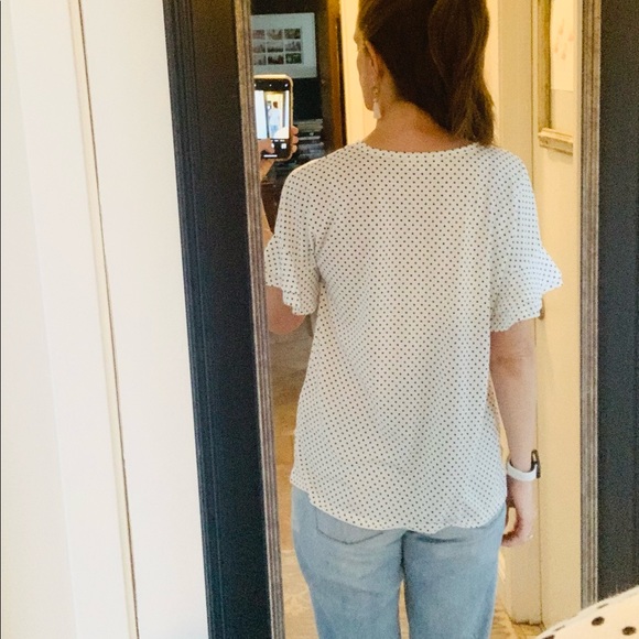 Grace & Lace polka dot top! - Picture 3 of 10